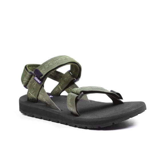 סנדלי שורש קלאסי גברים ירוק